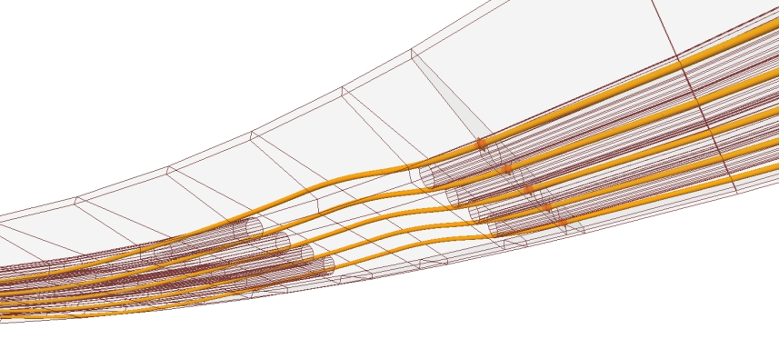 PONTIS | Viaduto Protendido | Cordoalhas 3D