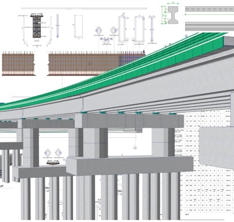 PONTIS | Ponte de Vigas BIM REVIT